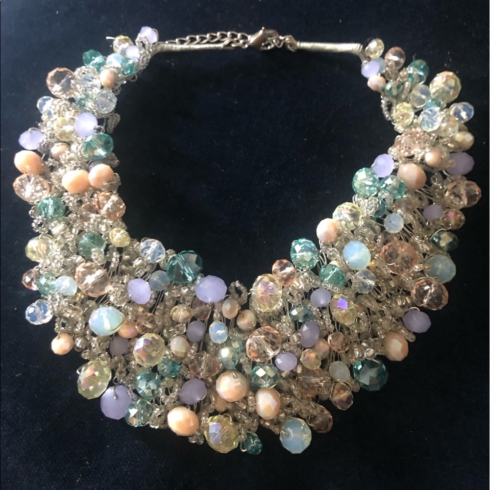 Aldo jeweled collar necklace